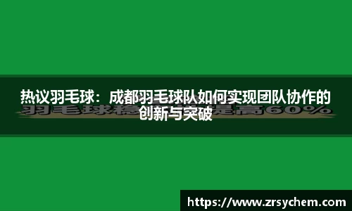 热议羽毛球：成都羽毛球队如何实现团队协作的创新与突破